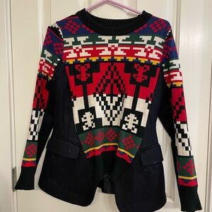 Unique Colorful Geometric Sweater